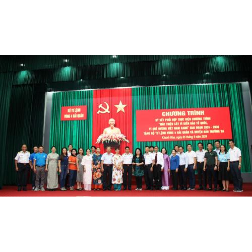 Lễ Ký Kết Phối Hợp Thực Hiện Chương Trình Một Triệu Cây Vì Biển Đảo Tổ Quốc, Vì Quê Hương Việt Nam Xanh